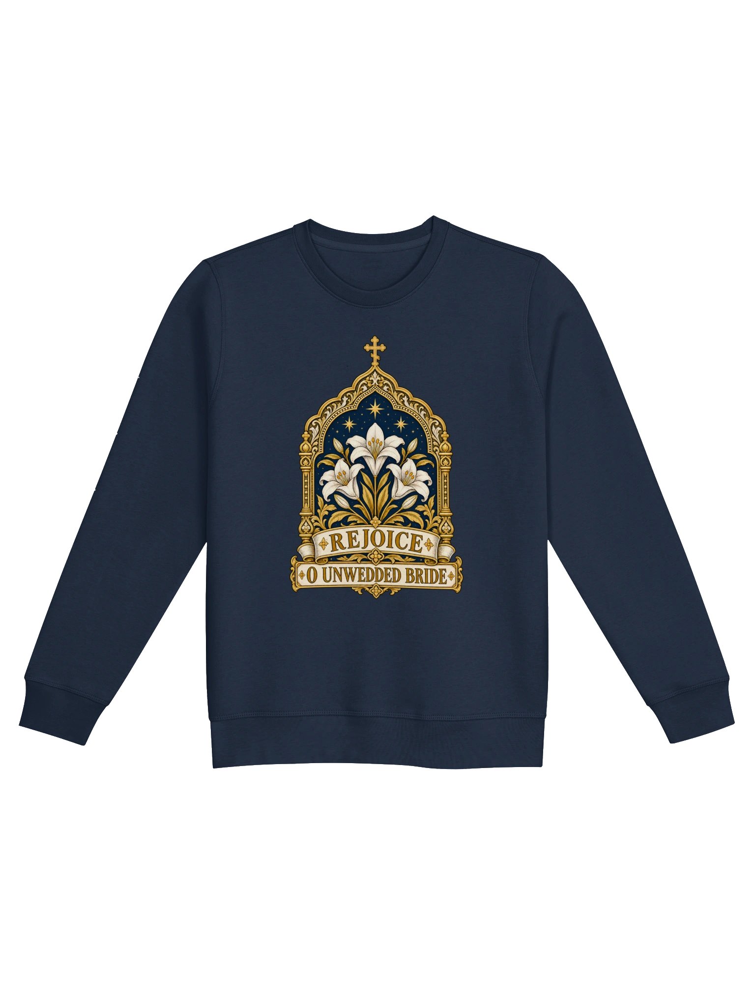 Rejoice, O Unwedded Bride — Orthodox Crewneck Sweatshirt product image (4)