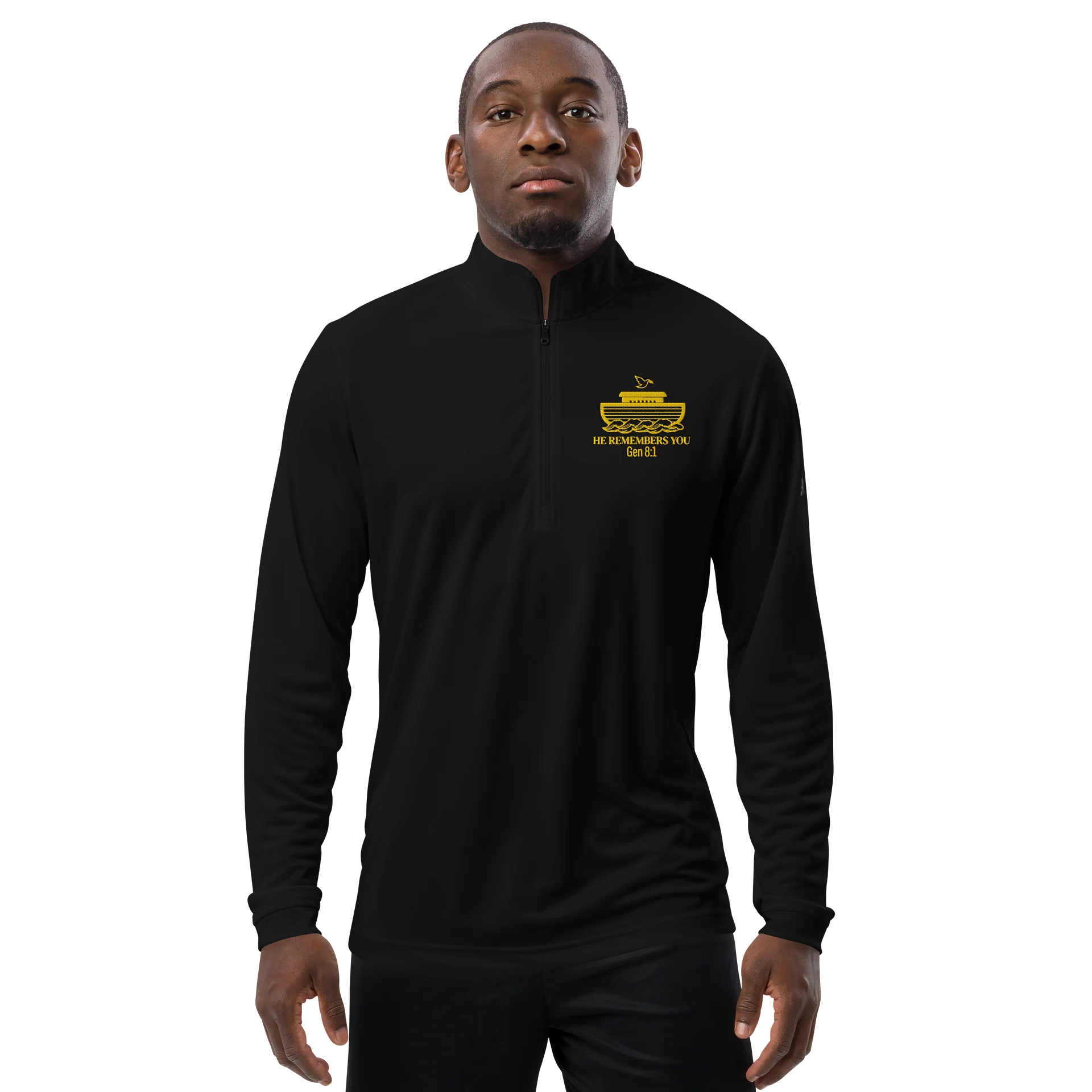 He Remembers You Adidas Quarter-Zip Pullover | Noah Collection product image (2)