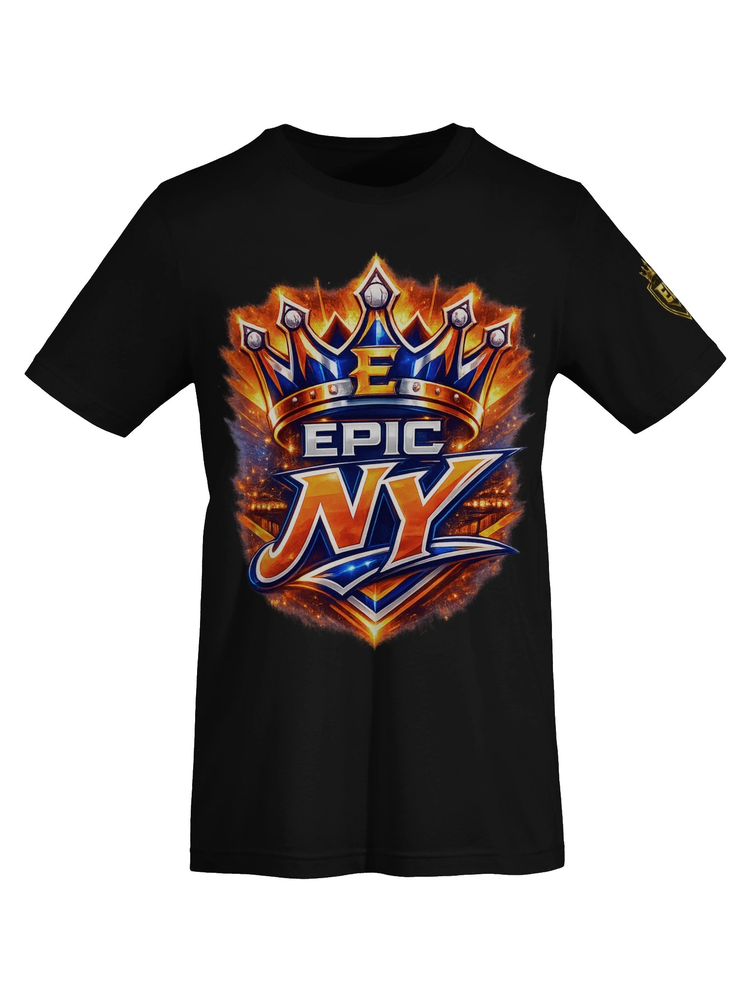 EPIC NY Crown Series Tee | Orange White Blue City Drop product image (13)