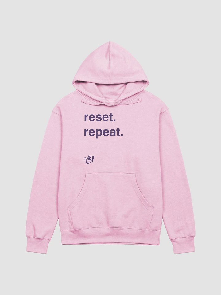 reset. repeat. hoodie product image (1)
