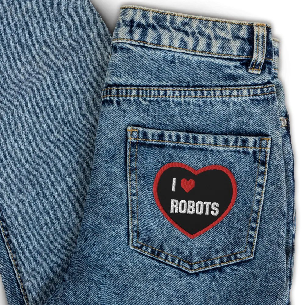 I Hear Robots Embroidered Patch product image (3)