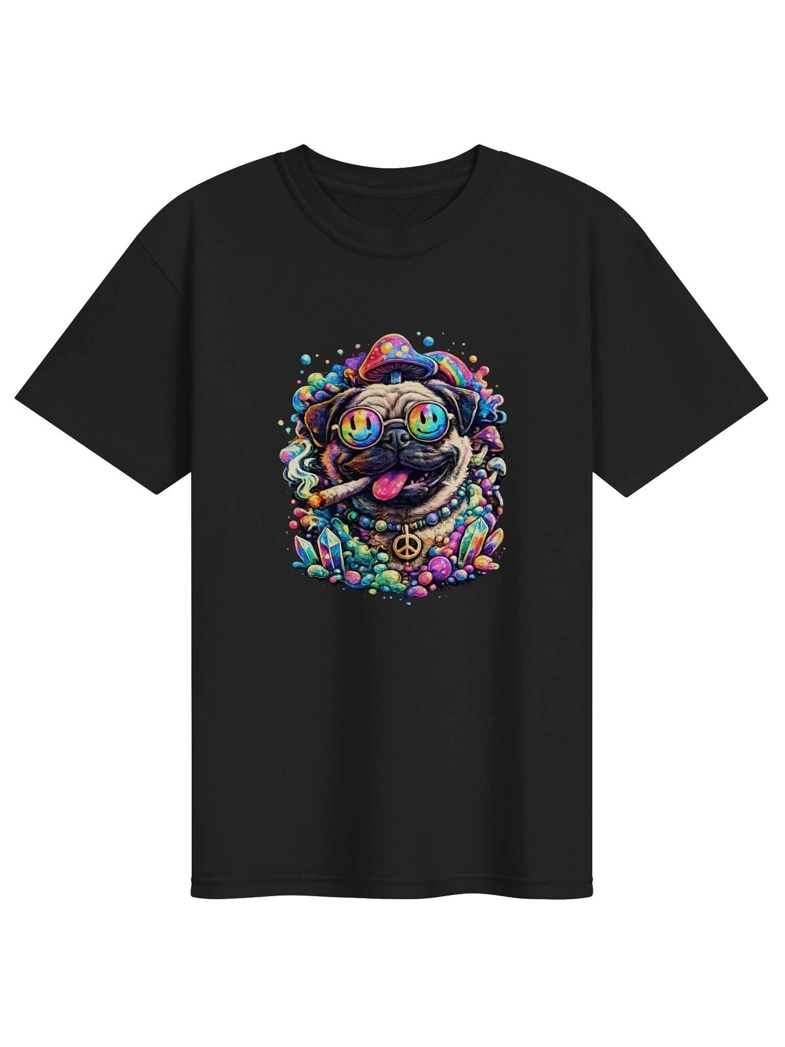 Psychedelic Pug T-Shirt product image (1)
