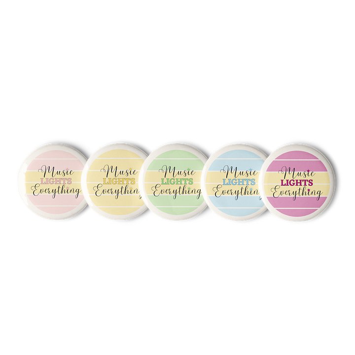 Music Lights Everything Pin Buttons Set product image (1)