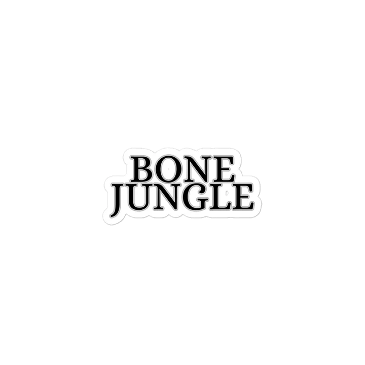 Bone Jungle Bold Logo Kiss Cut Sticker product image (1)