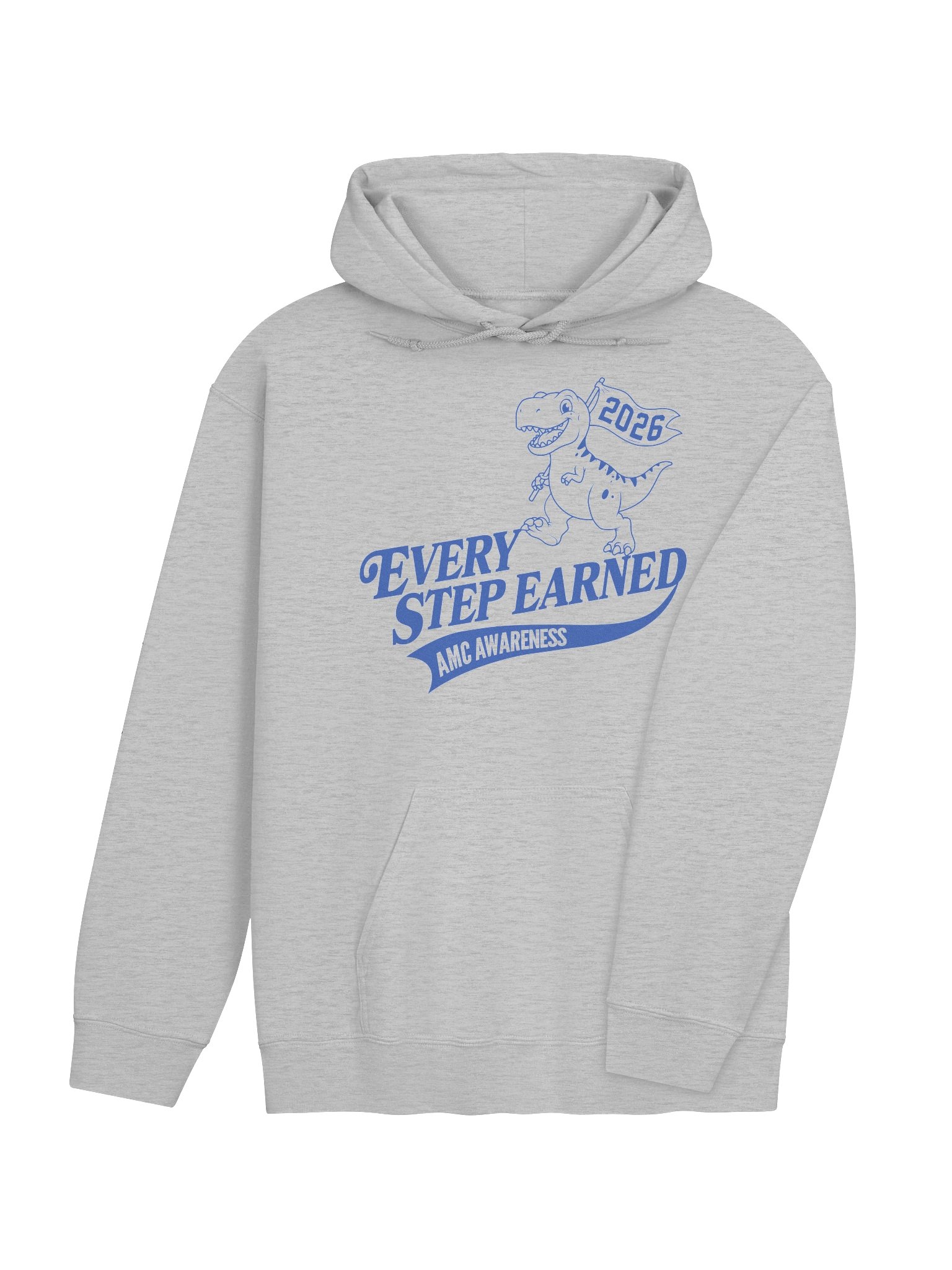AMC Awareness: Every Step Earned - Single Color Unisex Hoodie product image (4)