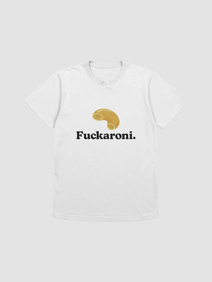 Fuckaroni shirt - in white product image (1)