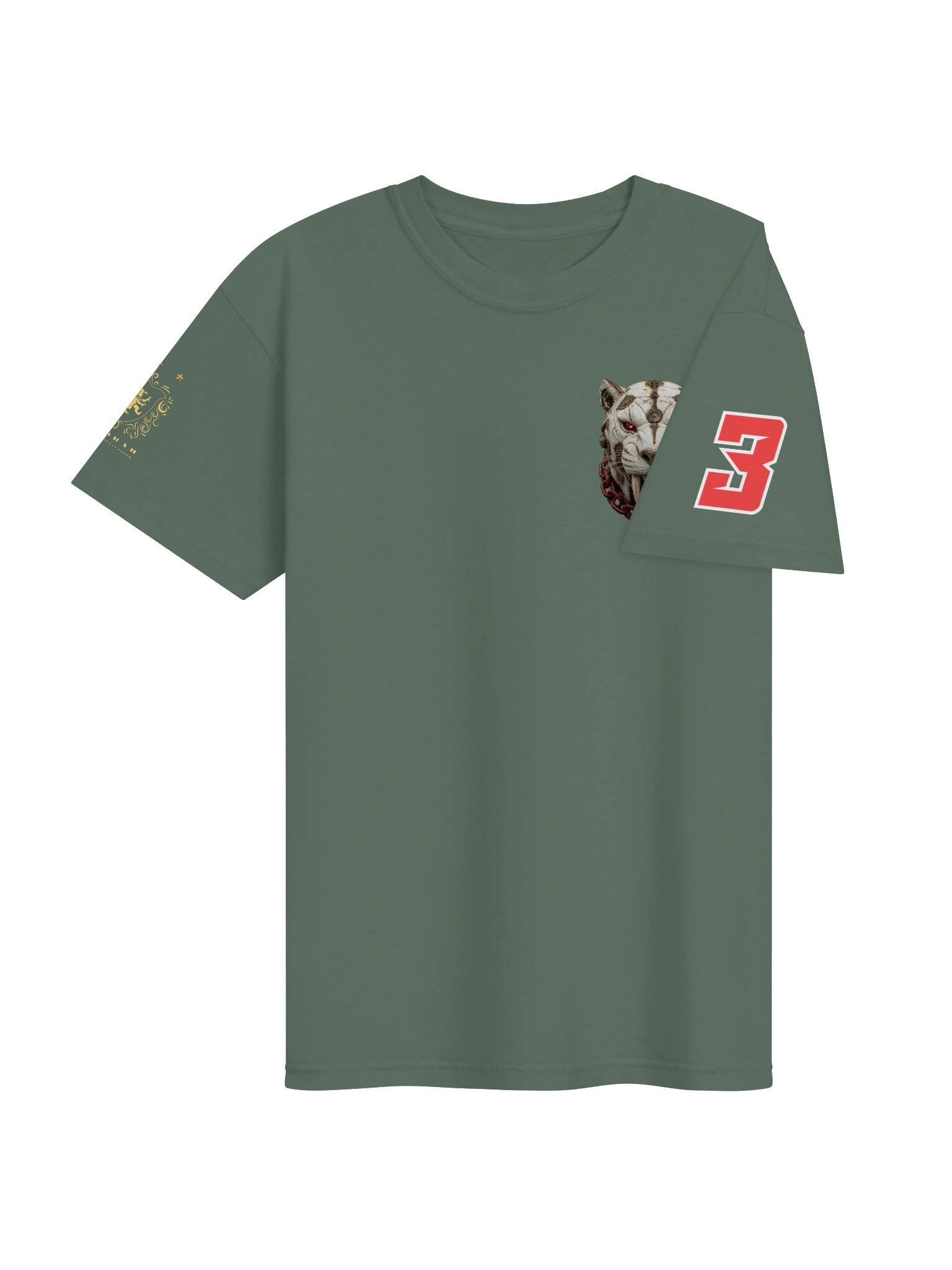 Red-Eyed Cyber Tiger - Graphic Tee product image (4)