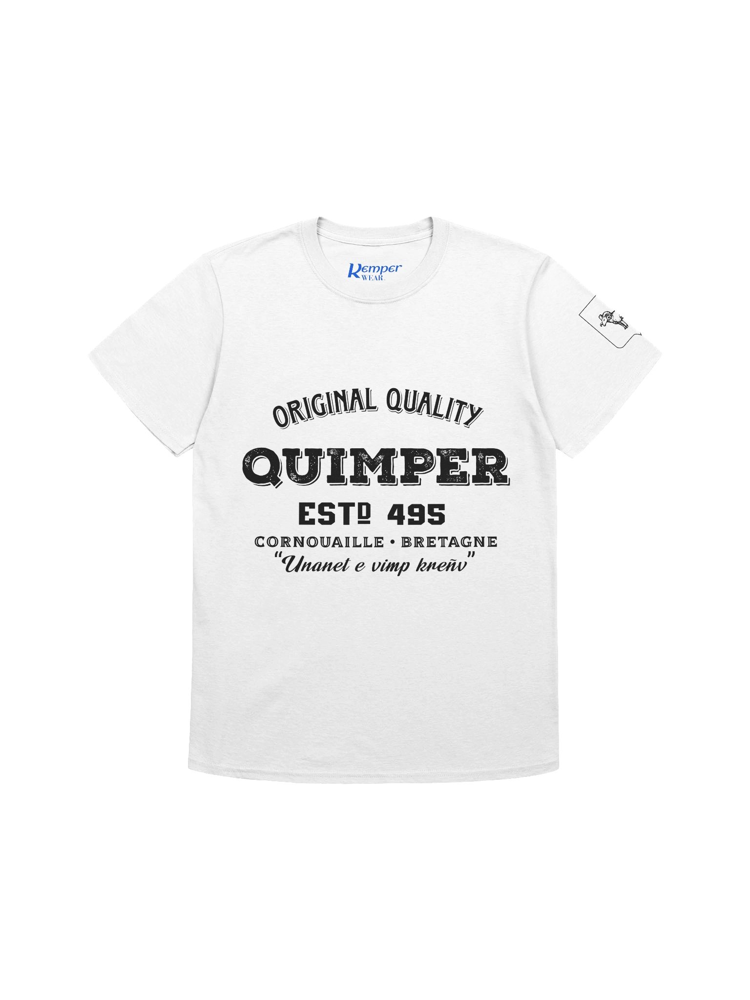 T-shirt Unisexe 100% Coton “Quimper 495” product image (1)