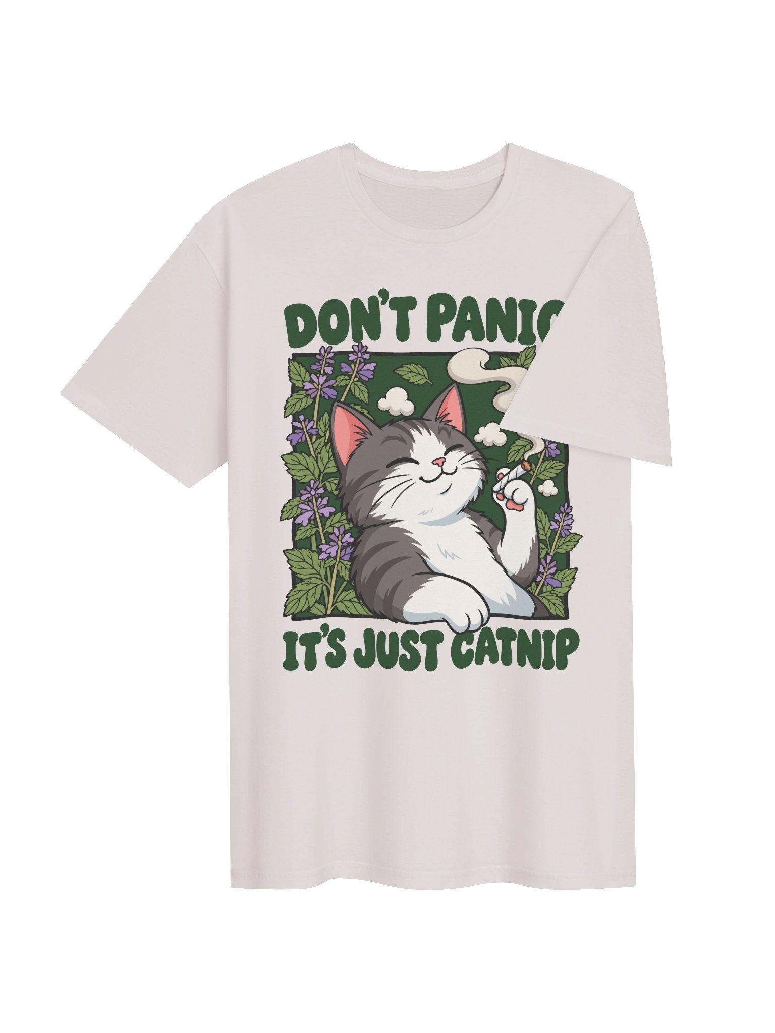 Don't Panic, It's Just Catnip Tabby Cat Shirt product image (5)
