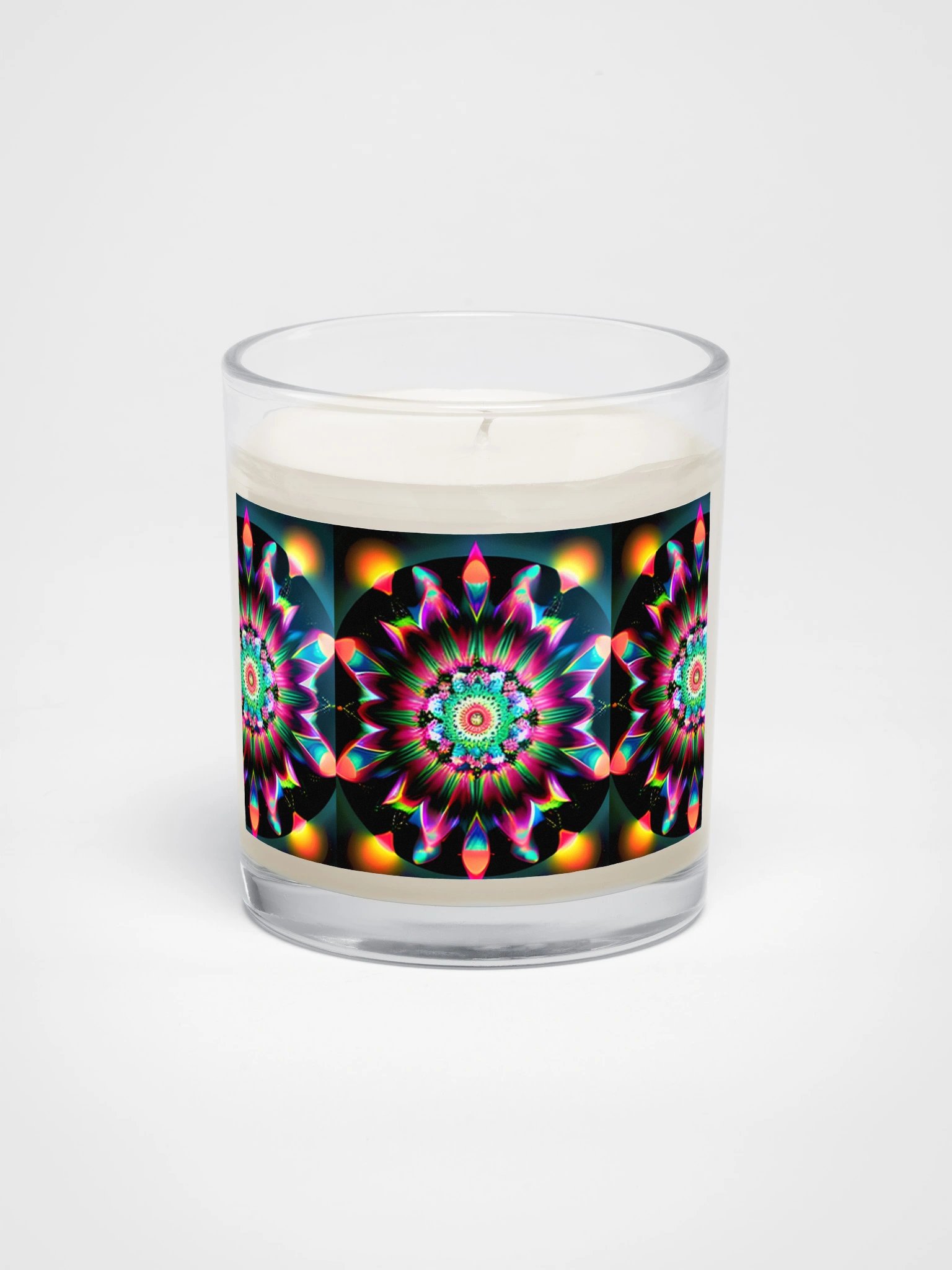 Kaleidoscope Floral Candle product image (1)