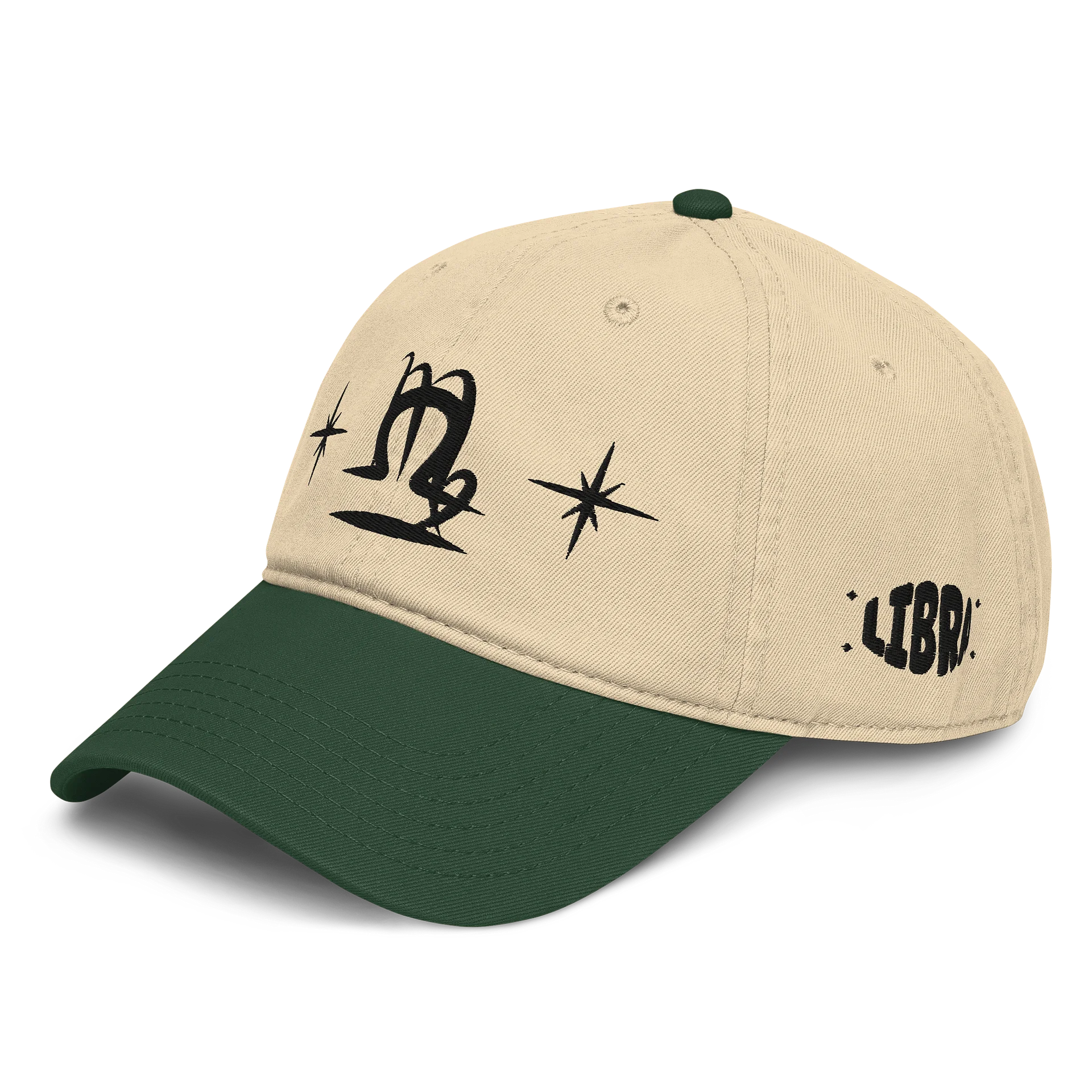 virgo-libra cusp dad hat (black) product image (4)