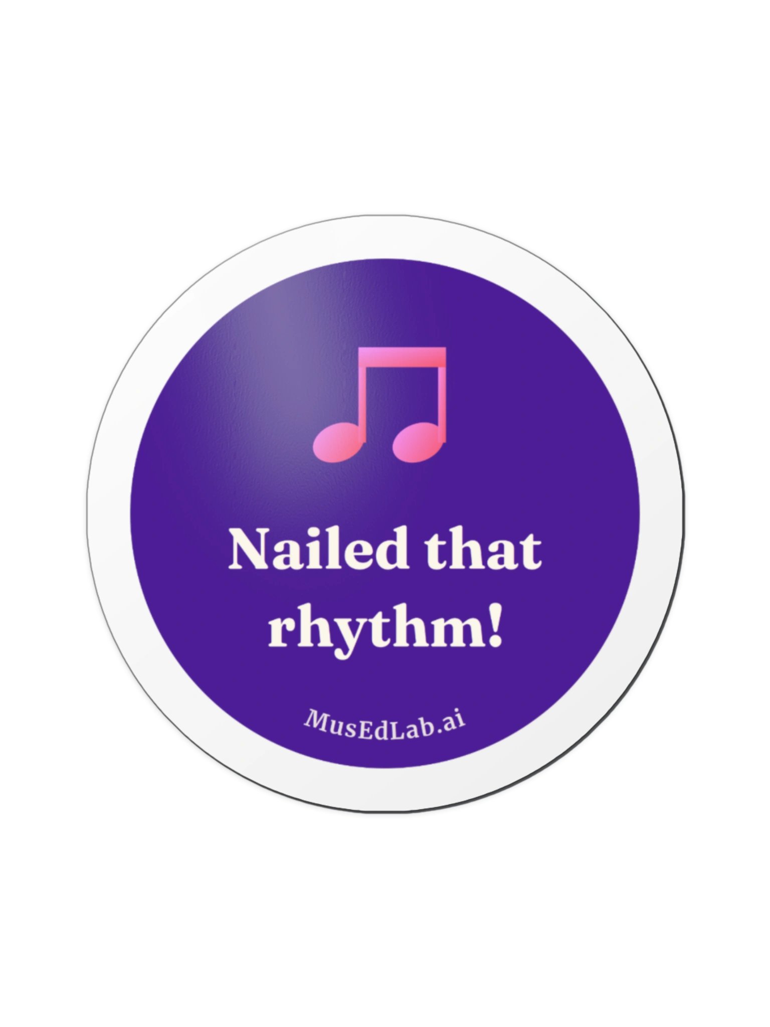 Music Reward Magnet - Nailed that rhythm! product image (1)