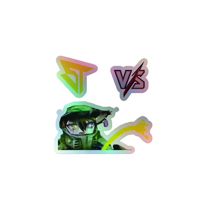 Holographic Pissterchief and Logos Stickers product image (1)