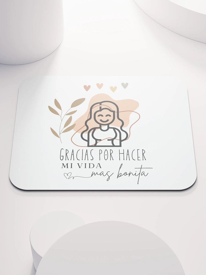 Boho Gracias (Thank you in Spanish) Mousepad Design product image (1)