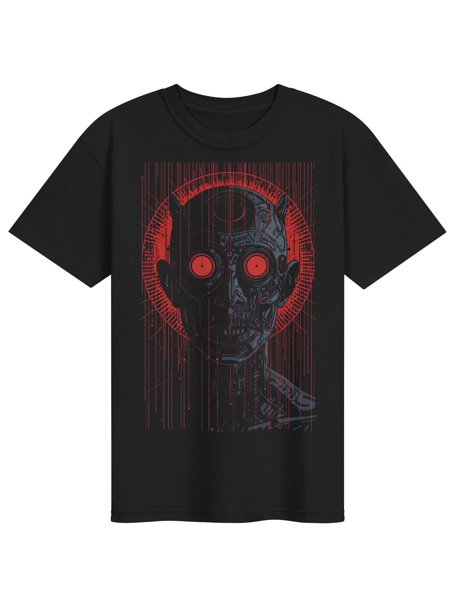 Neon Android Halo Heavyweight T-Shirt product image (1)