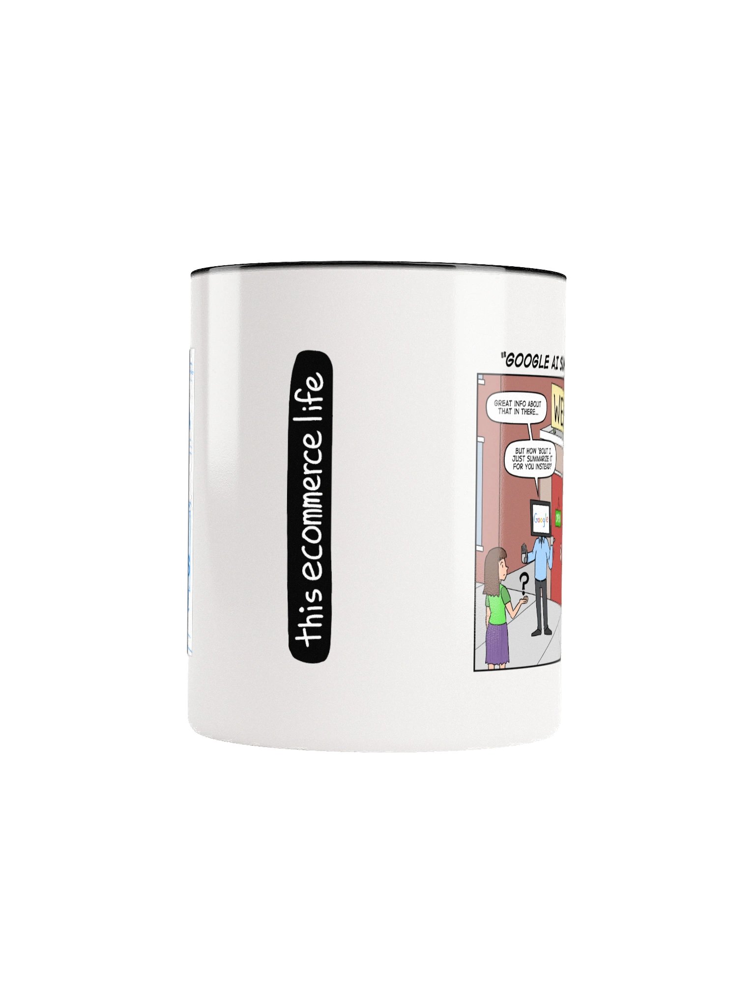 "Google AI summaries" mug product image (9)