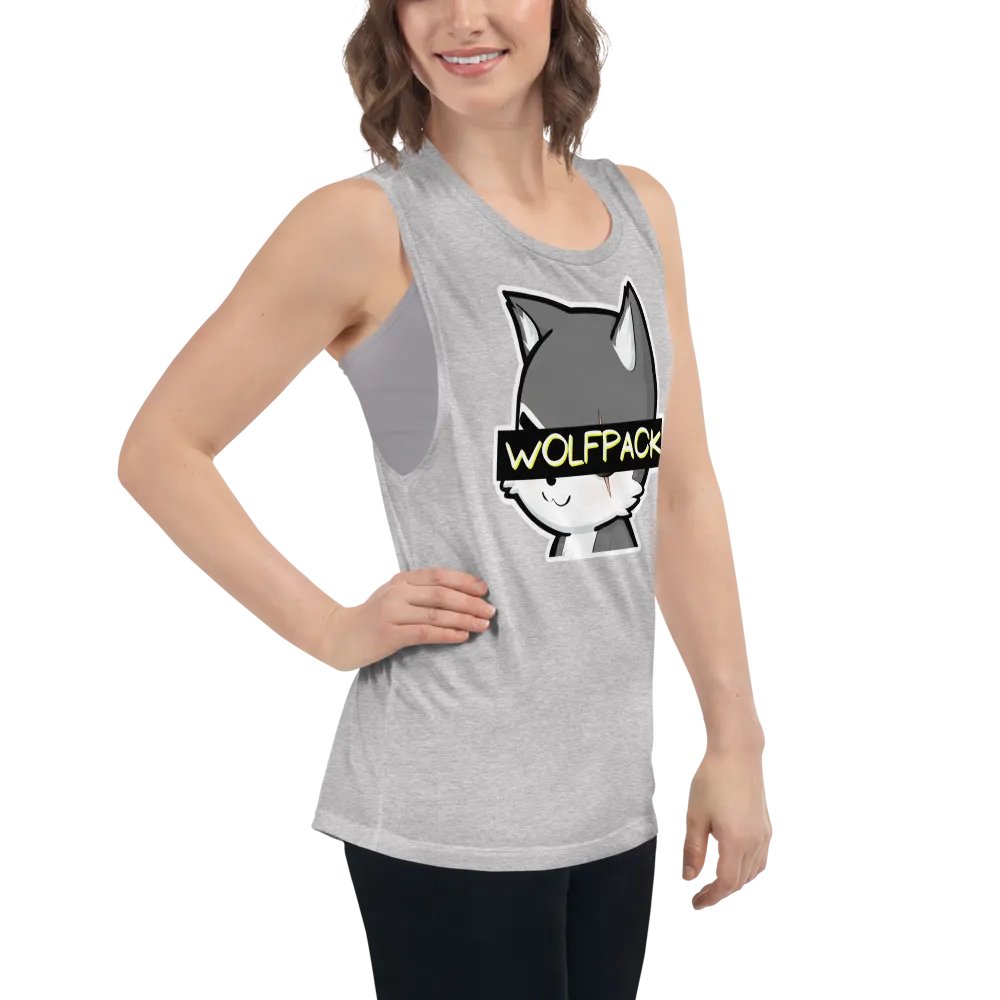 Women's WOLFPACK Tanktop (Chibi Wolf) product image (54)