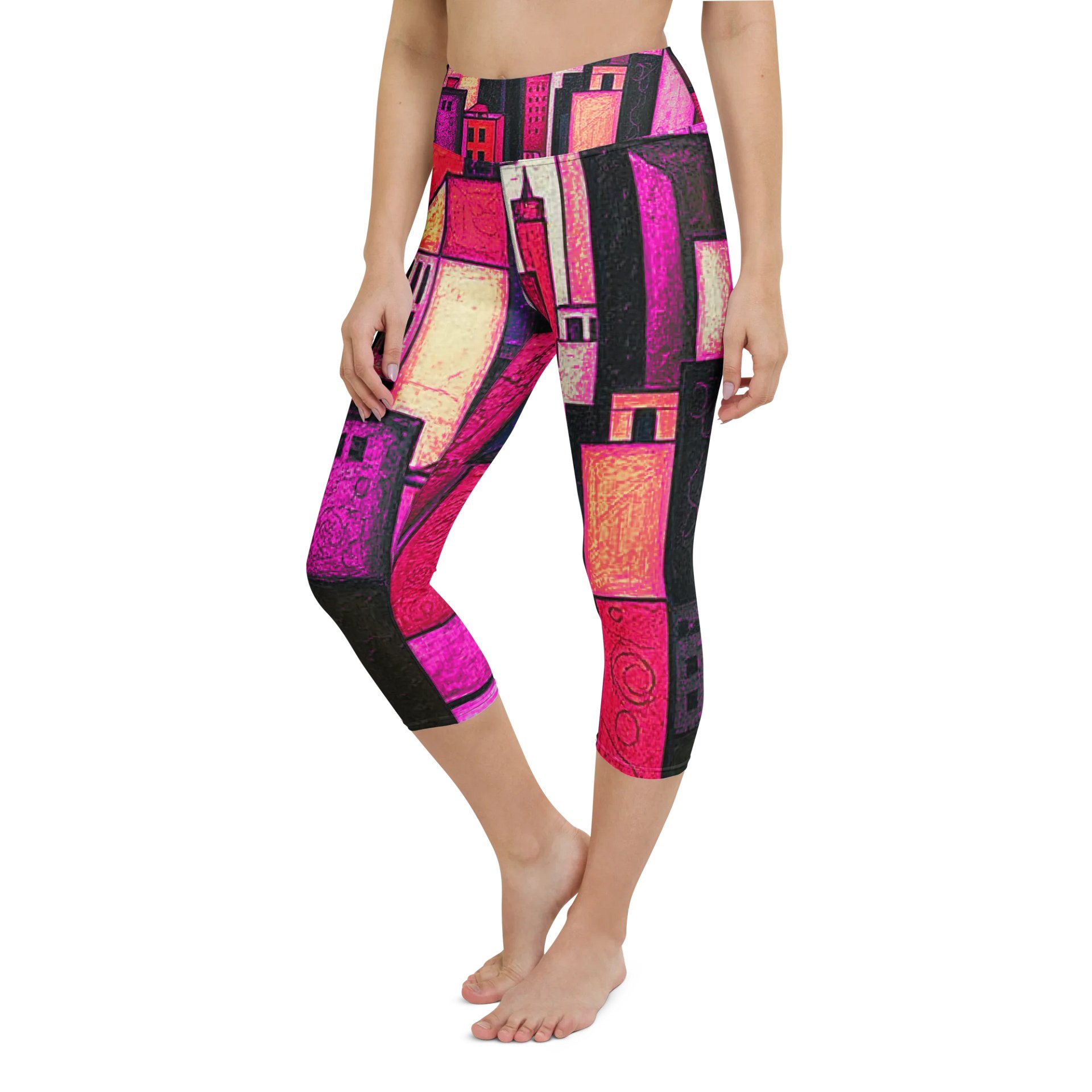 Red City Capri Leggings product image (6)