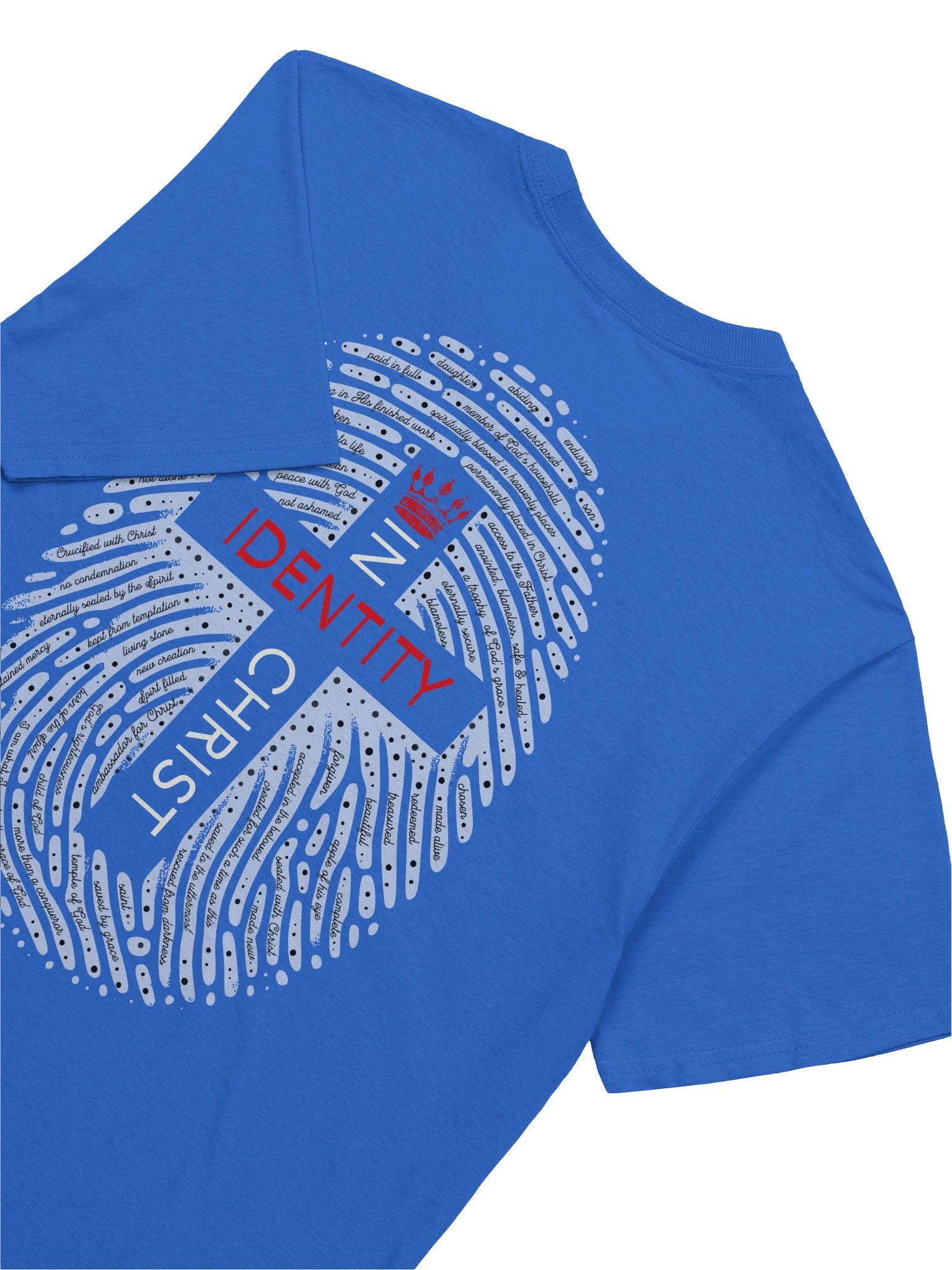Identity In Christ Men's Tee - Front & Back product image (1)