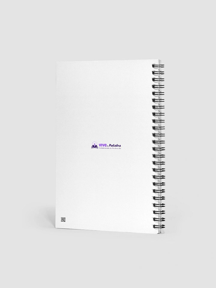 Christian Spiral Notebook – “Serás Lleno del Espíritu Santo” – Spanish Acts 6:5 product image (2)