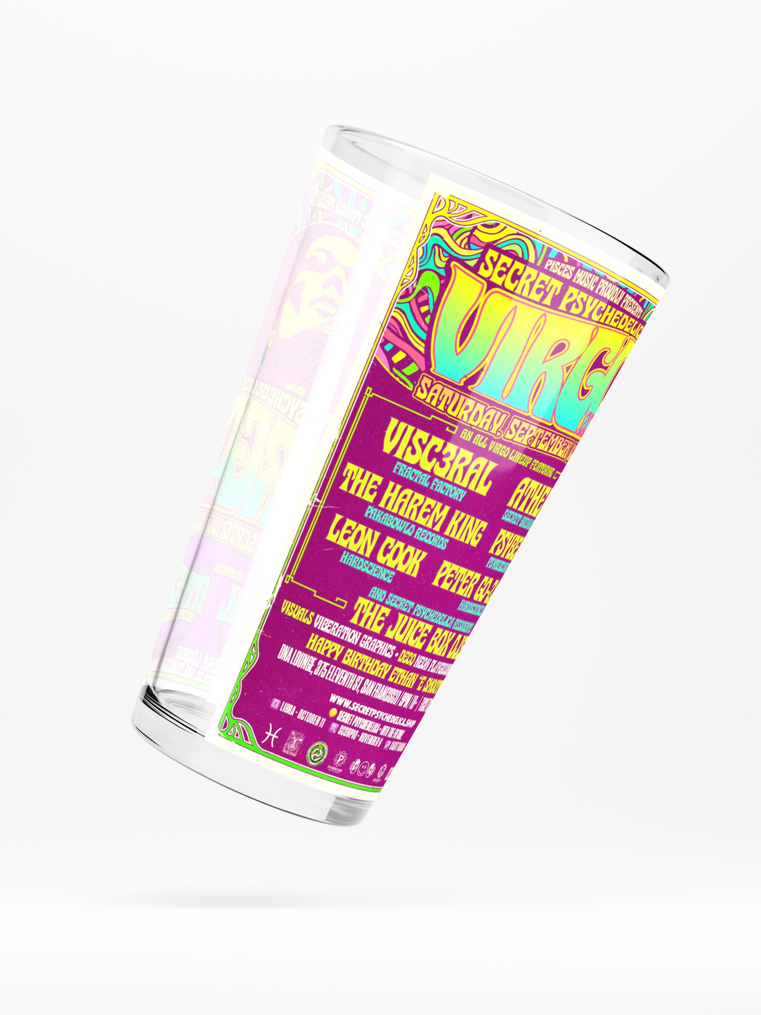 Virgo 2025 Shaker Pint Glass product image (2)