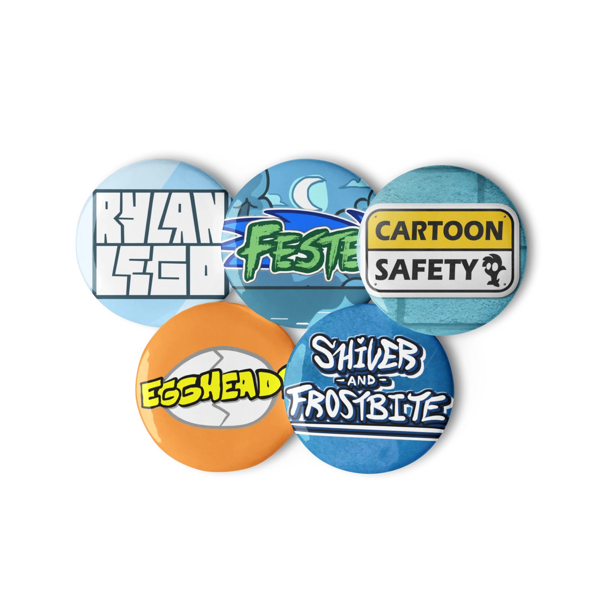 Extra Logo Pin Buttons Set + RylanLego Pin product image (1)