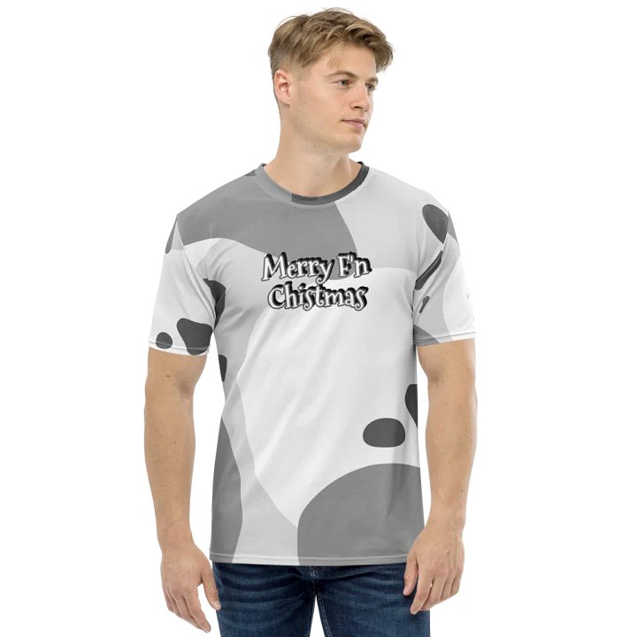 Merry F'n Christmas All-Over Print Tee product image (2)