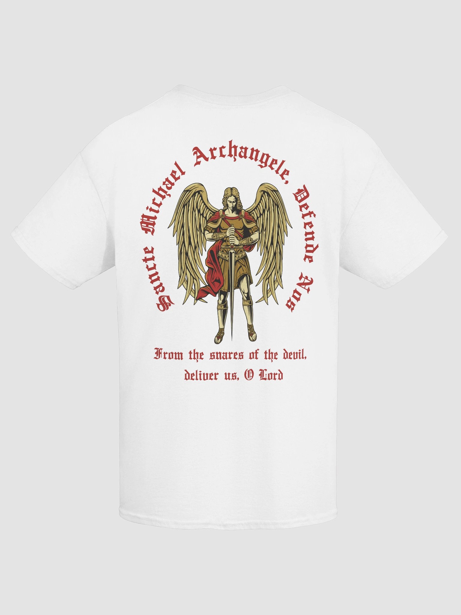 Saint Michael (Archangel) Merch - Comfort T-shirt product image (3)