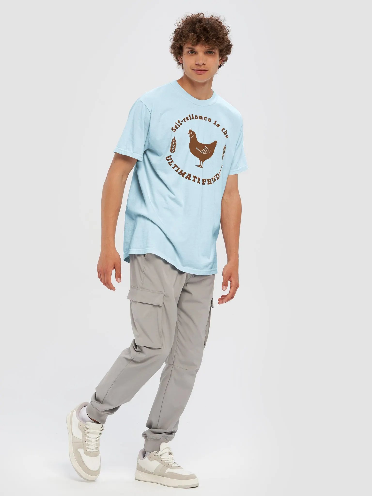Self-Reliance Chicken Graphic Tee product image (7)