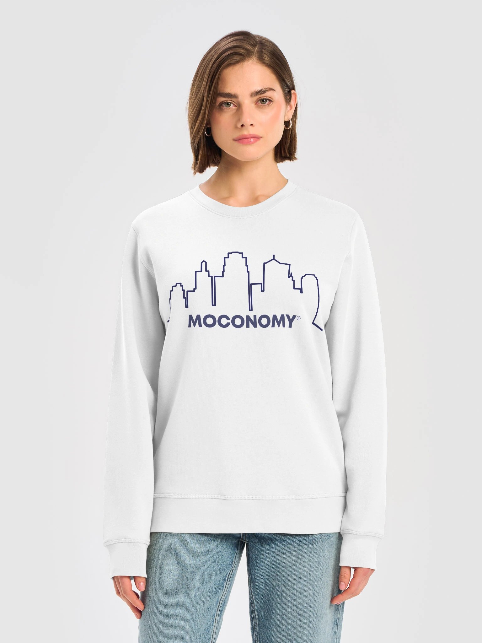 Moconomy Sweatshirt White product image (5)