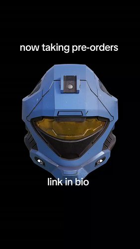 Y'all have been asking so here you go 😏. Modeled by @instinctcreative3d #3dprinting #cosplay #fyp #smallbusiness #halo