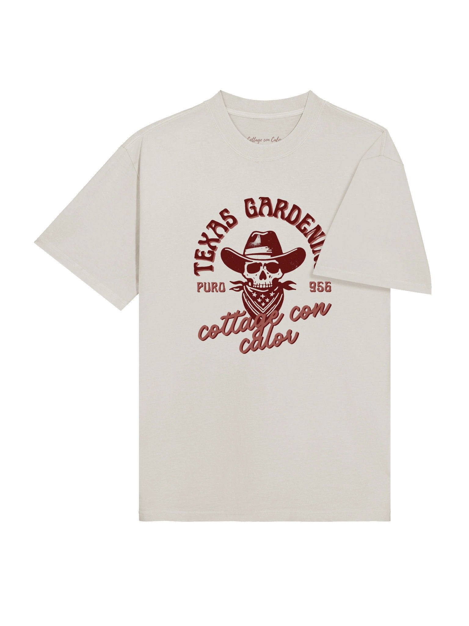Cowboy Cottage Oversized Tee - Terracotta Bone product image (4)