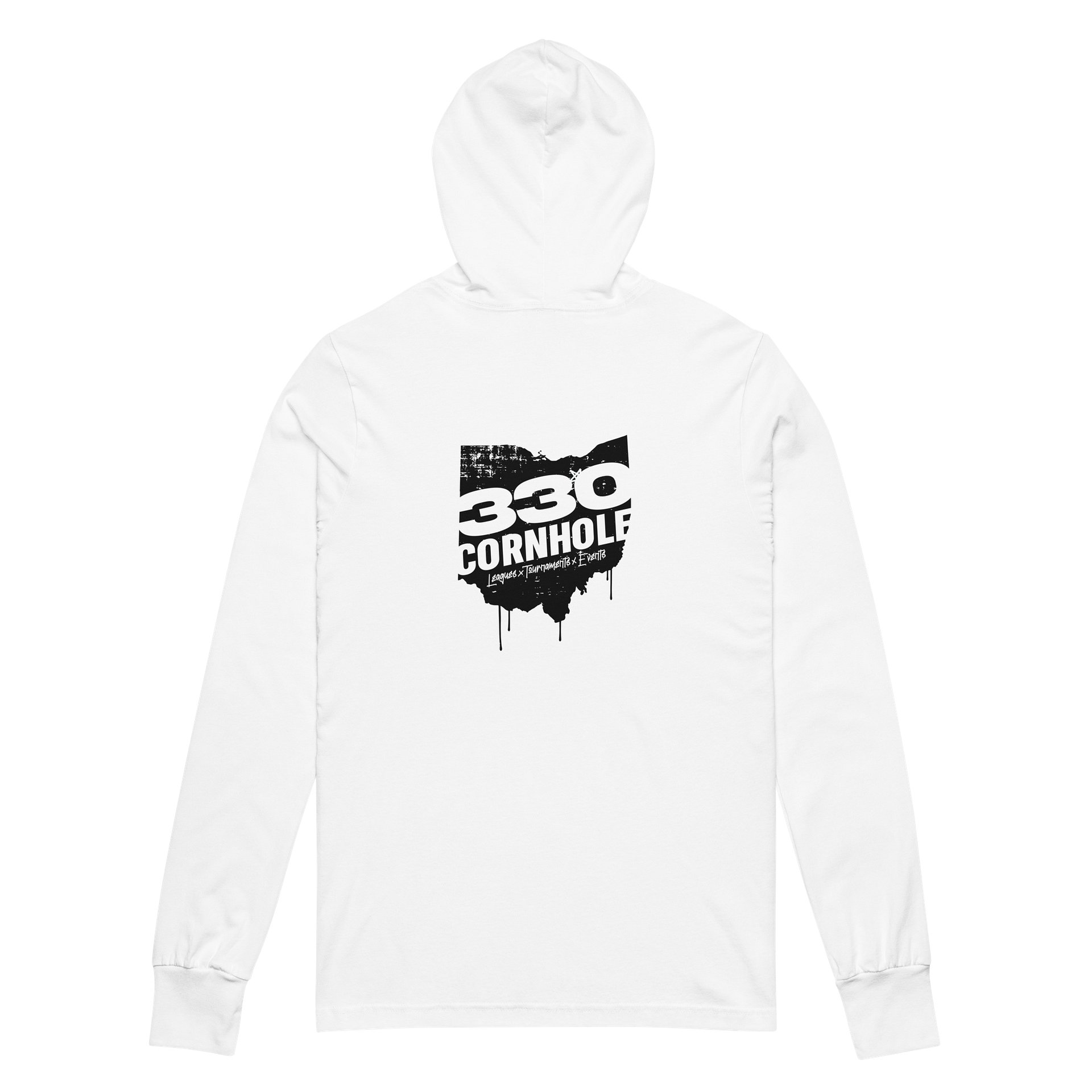 Bella+Canvas Ohio 330 Cornhole Graphic Lightweight Hoodie product image (2)