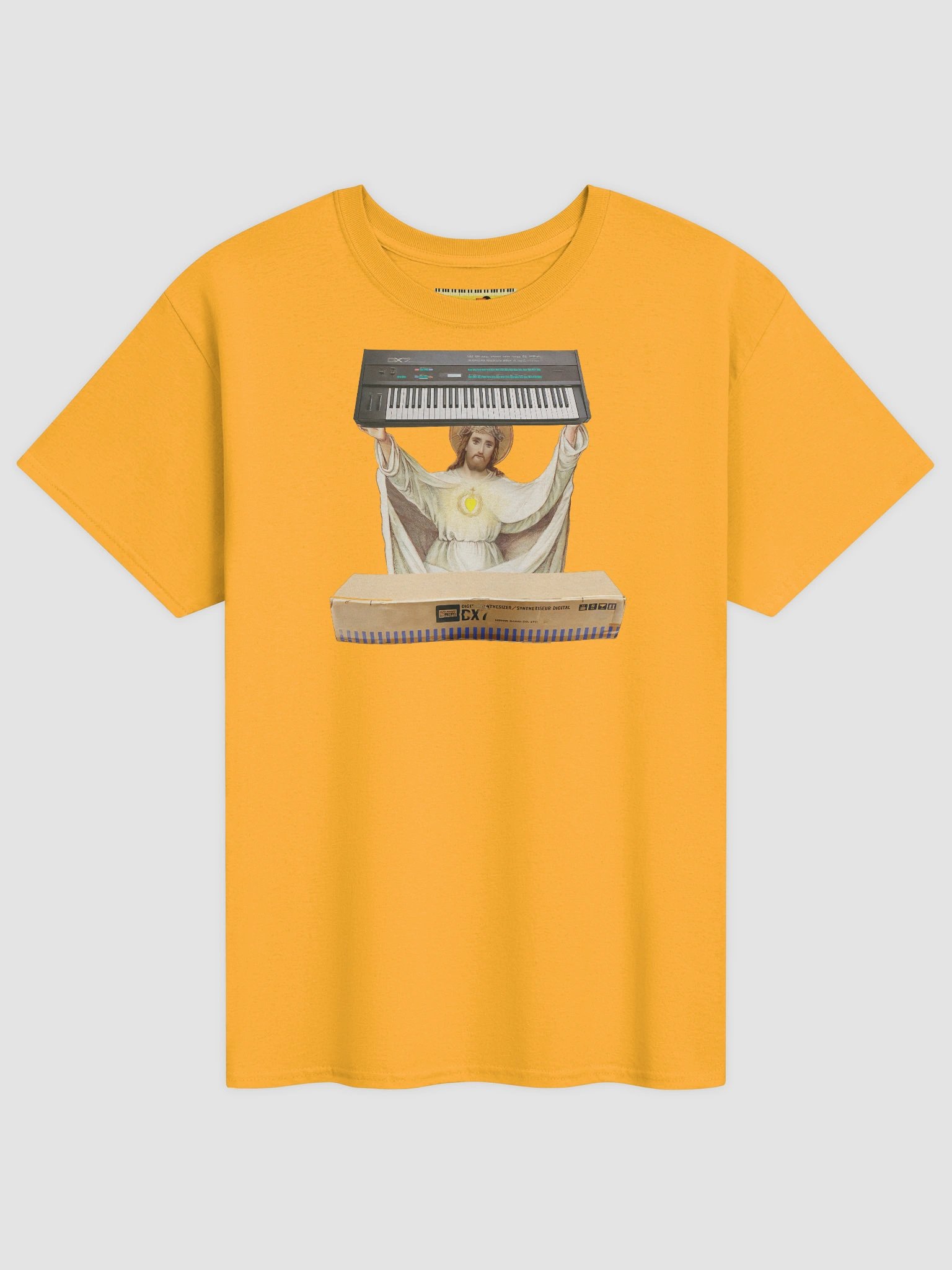 Lost in the Synth´s Faith (d-x-7 tribute ) by Frank Fonik, Techno EDM Unisex t-shirt product image (2)