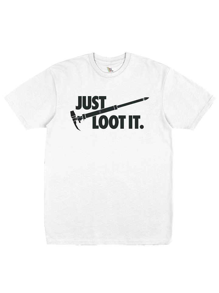 Just Loot It Premium Tee (White) product image (1)
