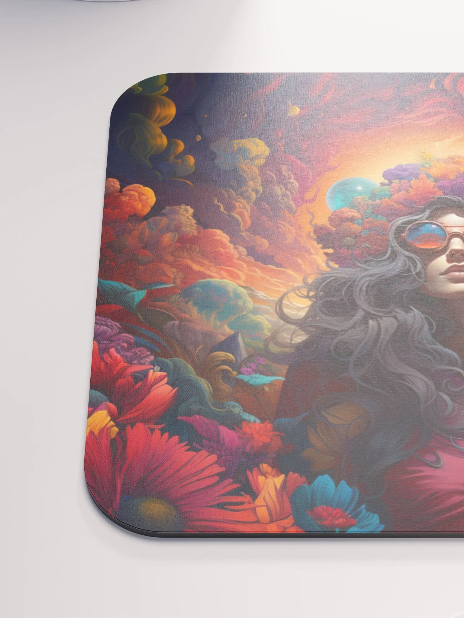 Psychedelic Sunset Mouse Pad product image (6)