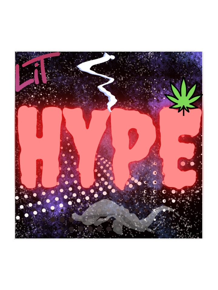 LIT HYPE Kiss Cut Stickers product image (1)