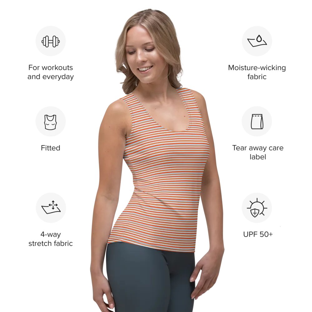 Boardwalk Stripes All-Over Tank product image (7)