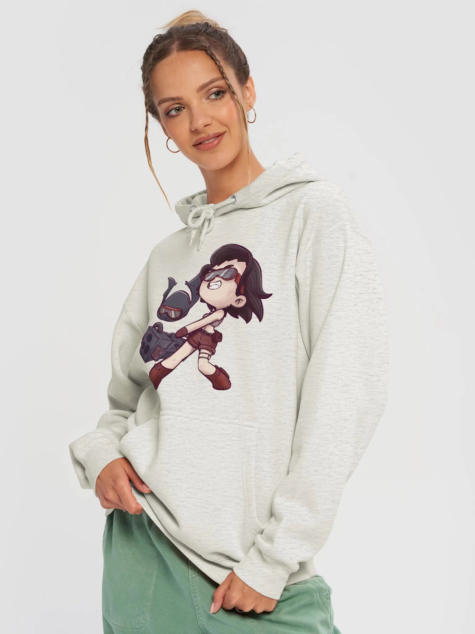 She & Her Pet | Lane Seven Premium Pullover Hoodie product image (10)