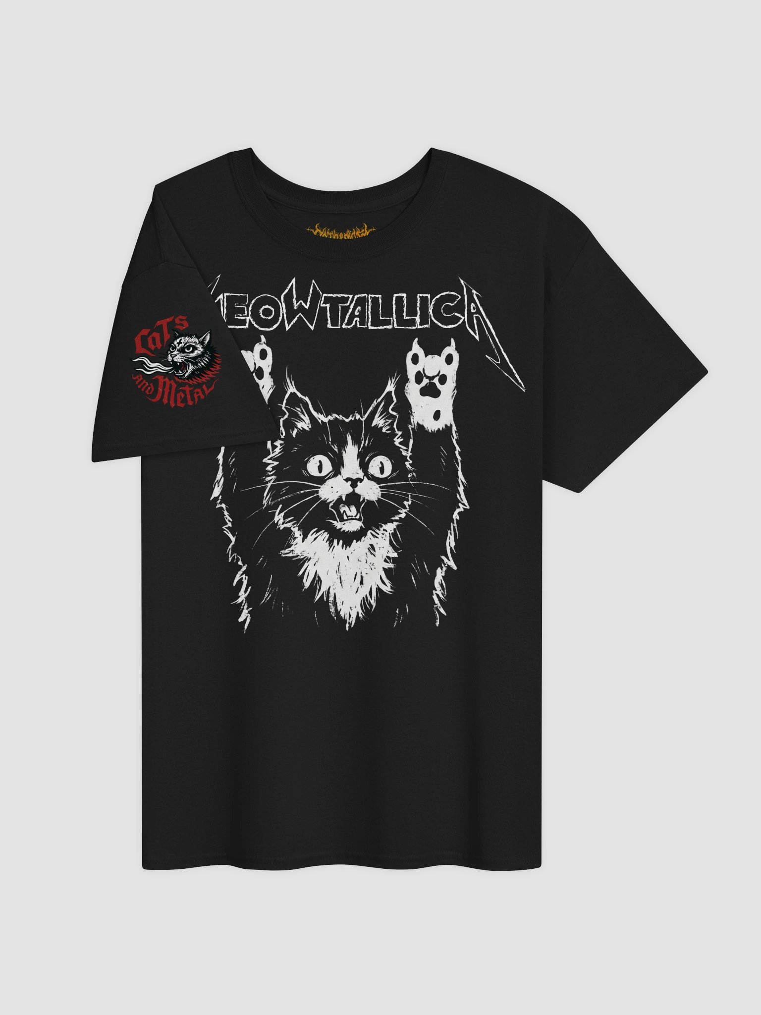MEOWTALLICA CAT TEE product image (3)