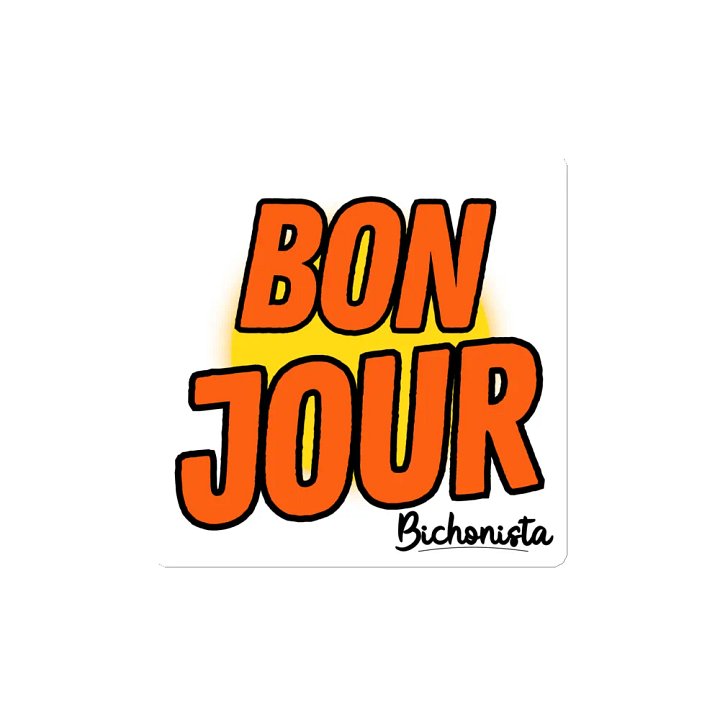 Magnet Emote "Bonjour" product image (2)