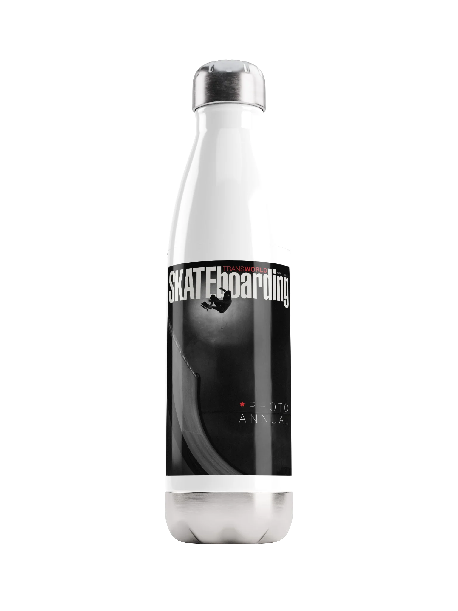 TransWorld SKATEboarding Photo Annual Water Bottle (White) product image (1)
