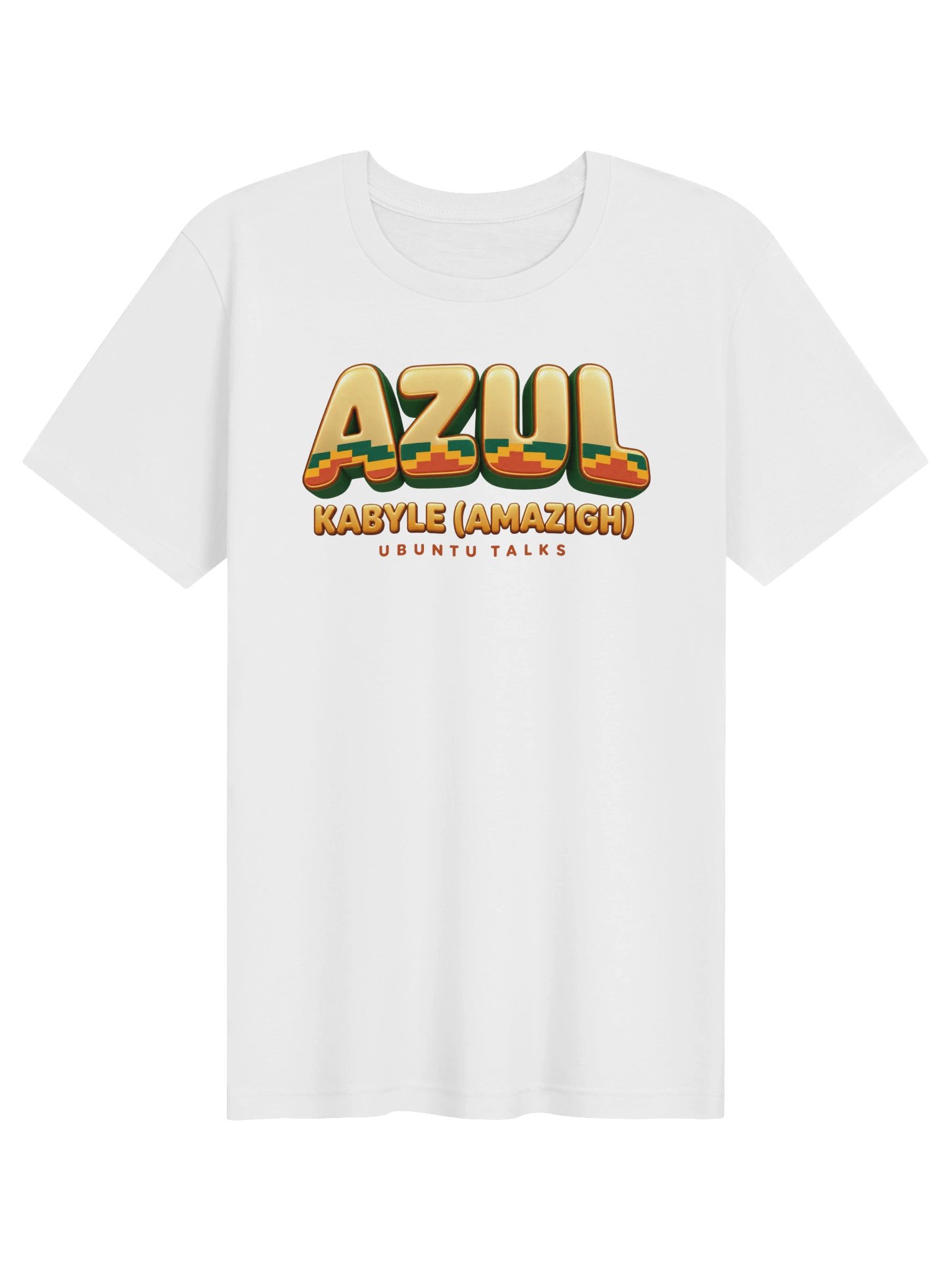 Ubuntu Talks Heritage — AZUL | Kabyle (Amazigh) Heritage Tee product image (1)