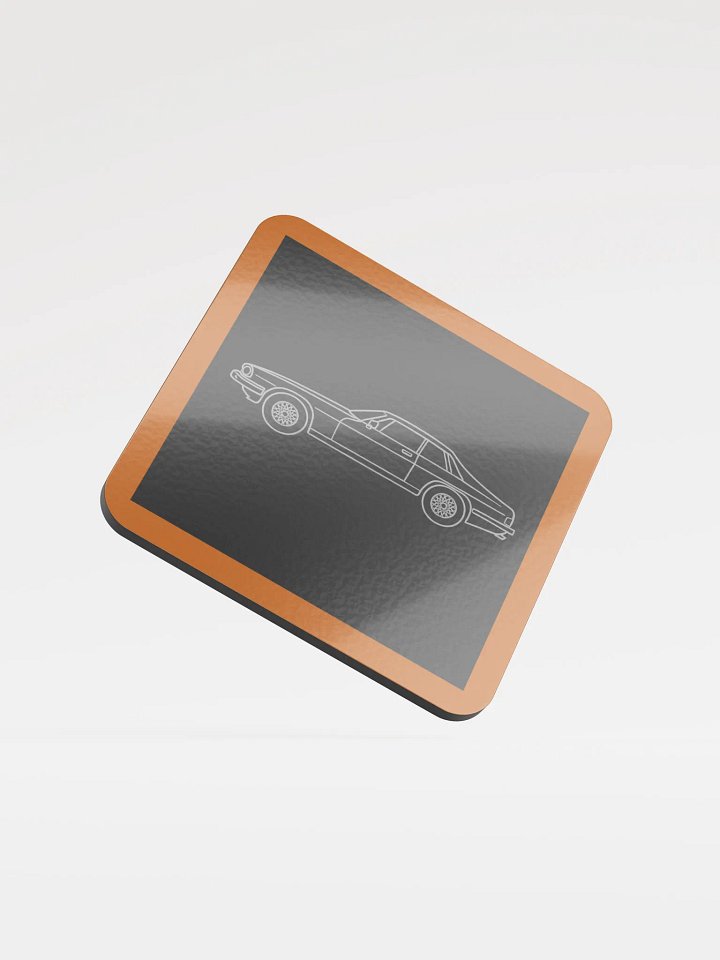 Too Old Classics Jaguar XJ-S Cork Coaster 4-Piece Set product image (1)