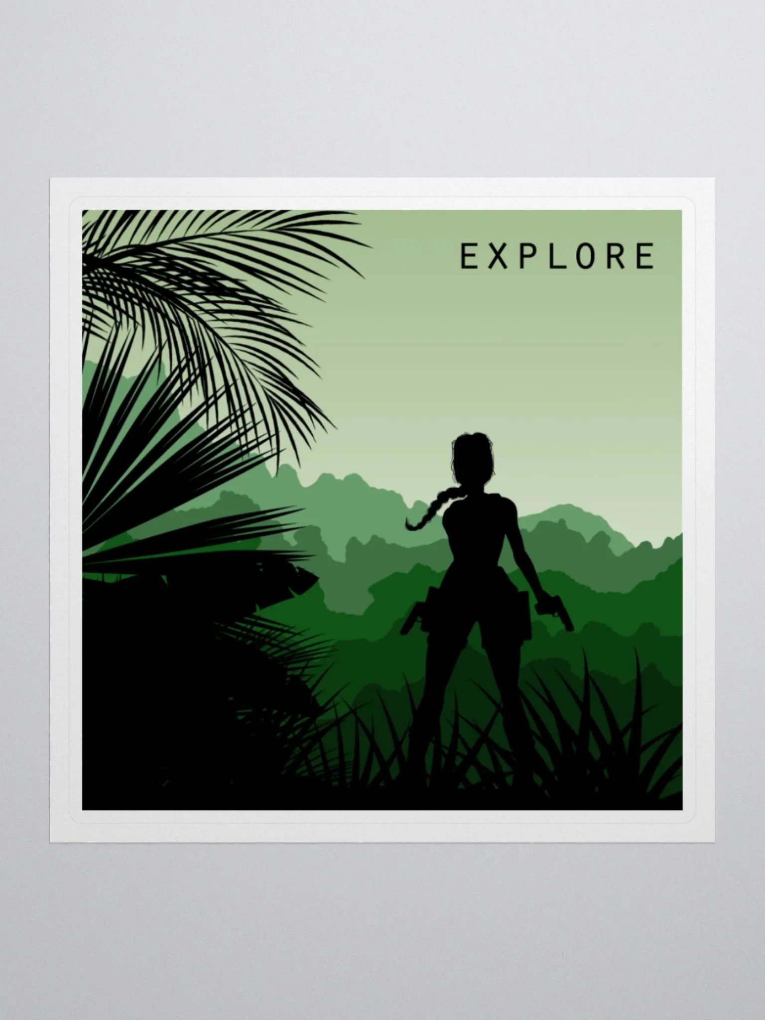 Explorer Jungle Sticker product image (1)