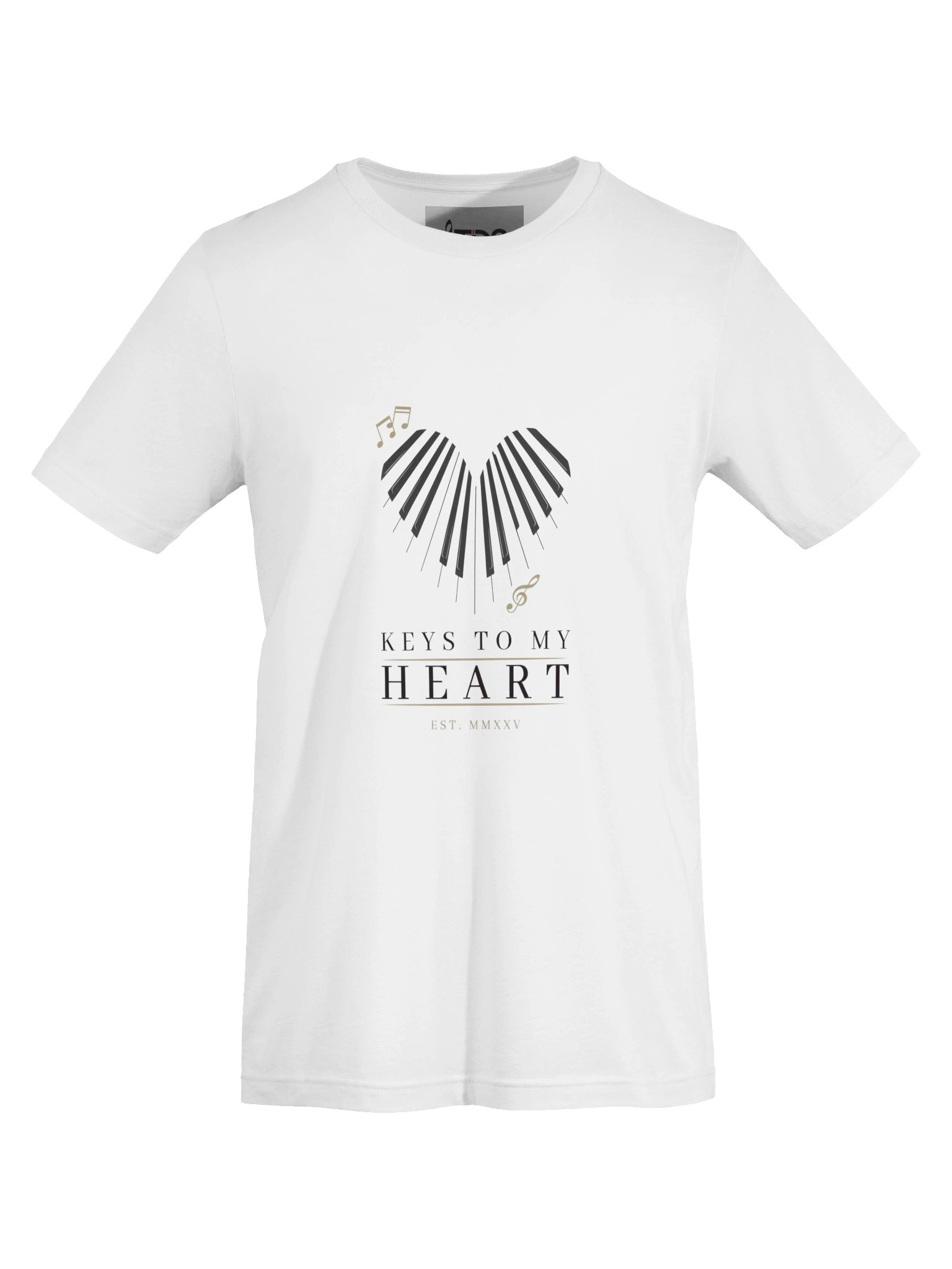 Keys to My Heart Music Graphic Tee product image (25)