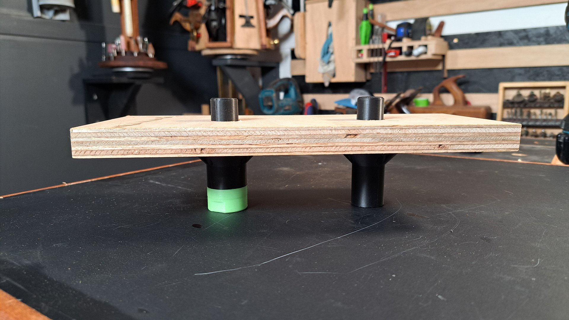 Pop-up Bench Dogs with MFT Undermounts 3D print files. product image (7)