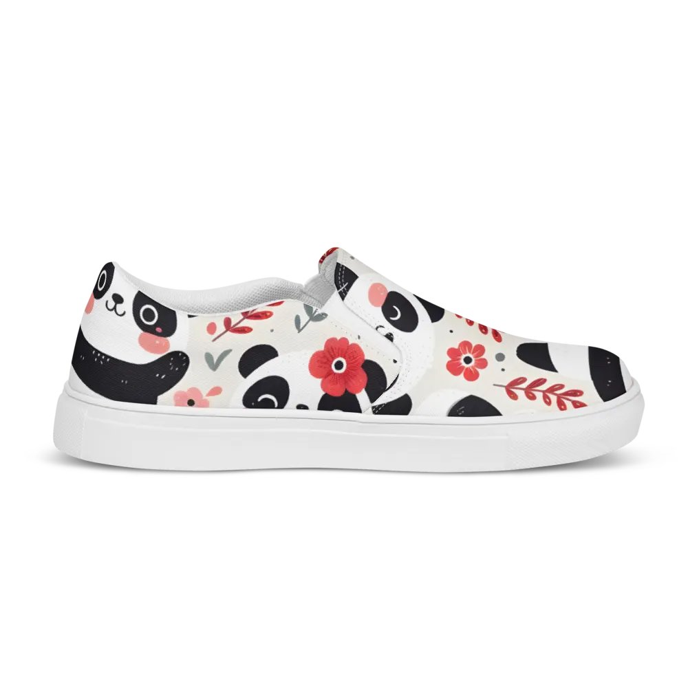 Panda Delight Slip-Ons product image (12)