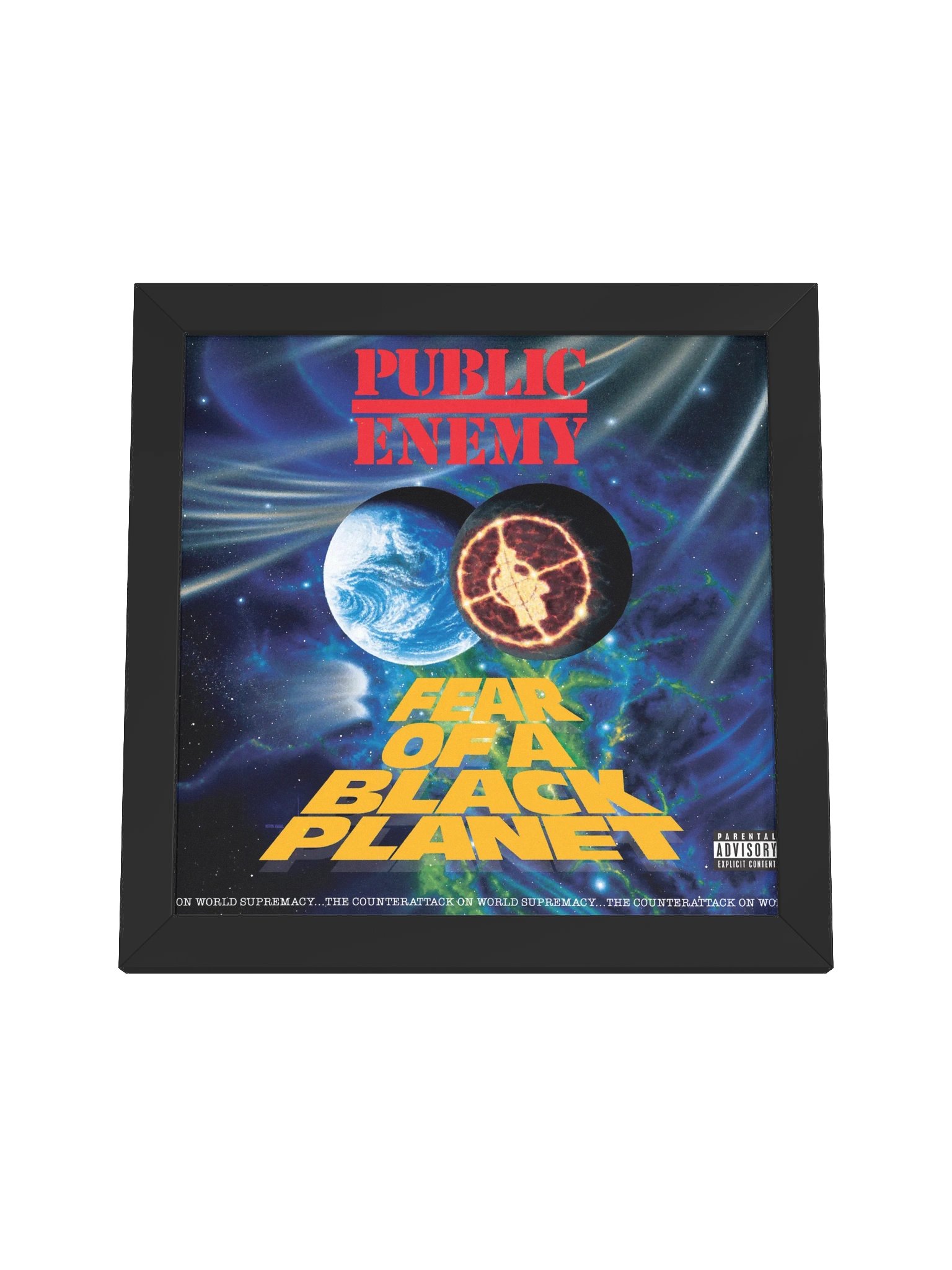 Public Enemy - Fear of a Black Planet Framed Space Collage Poster product image (44)