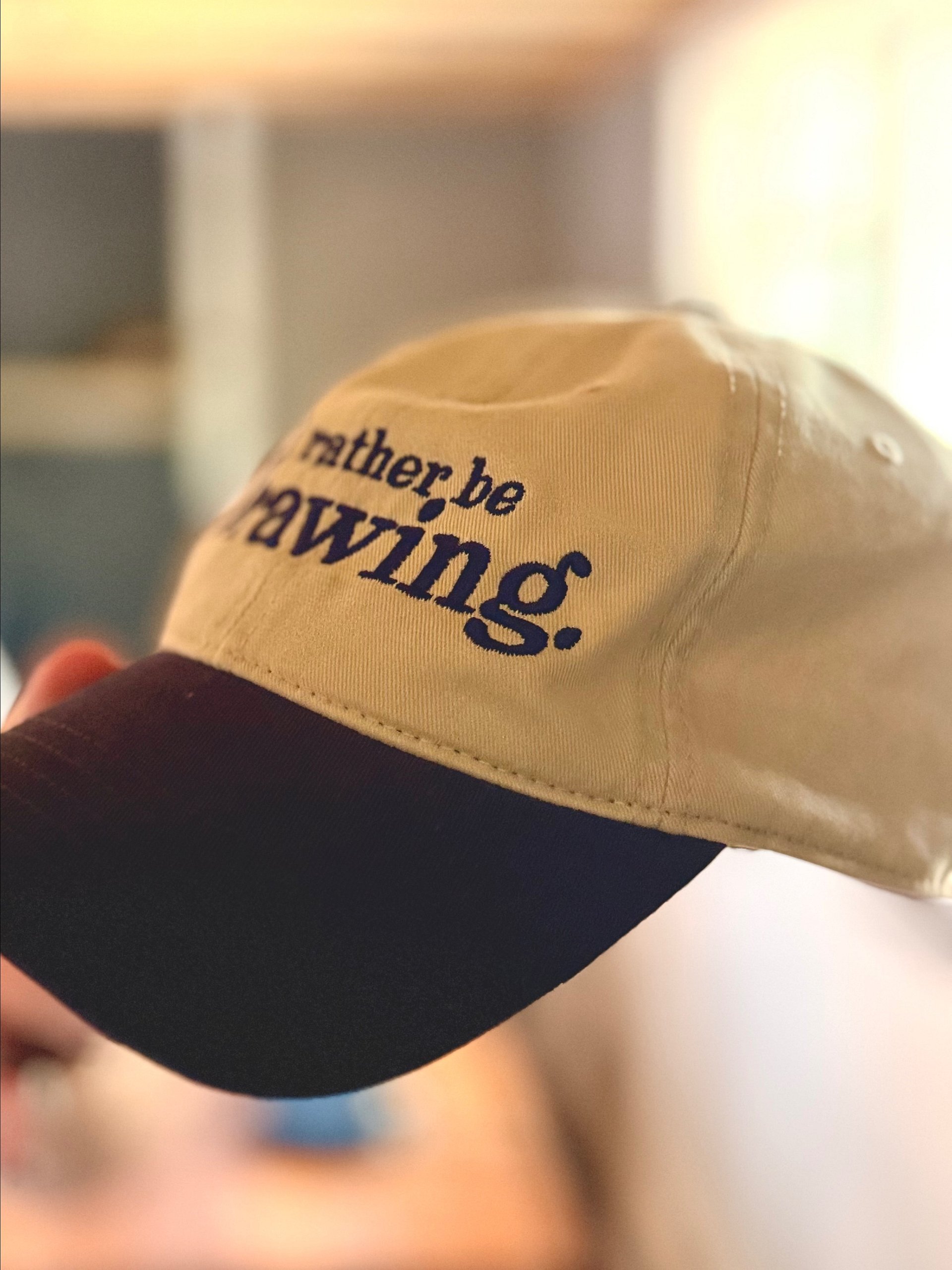 I'd Rather Be Drawing - Cap product image (14)